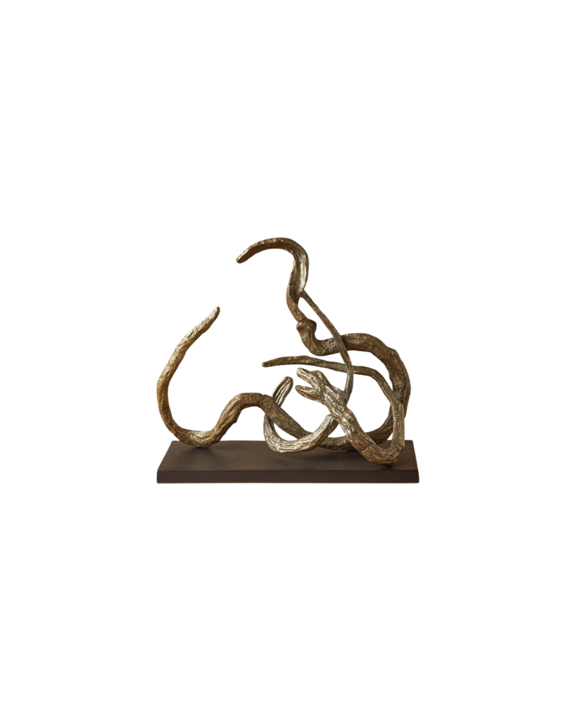 John Richard Branch Sculpture - Gold