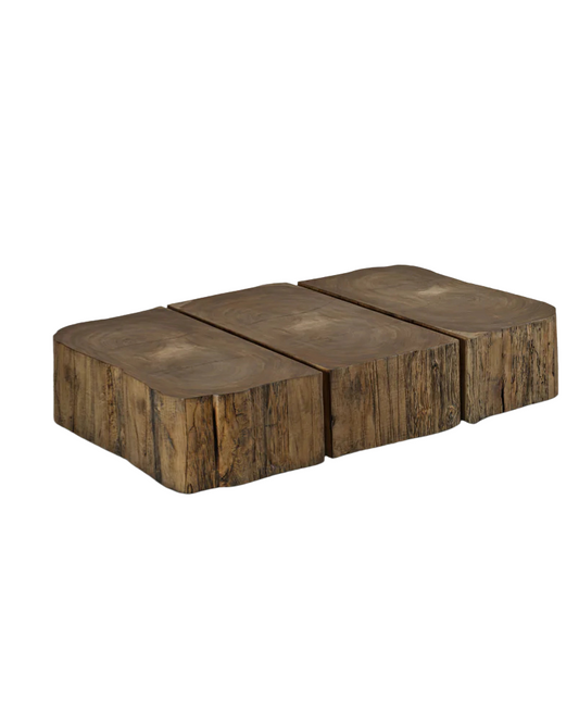 Wood Coffee Table-Brown